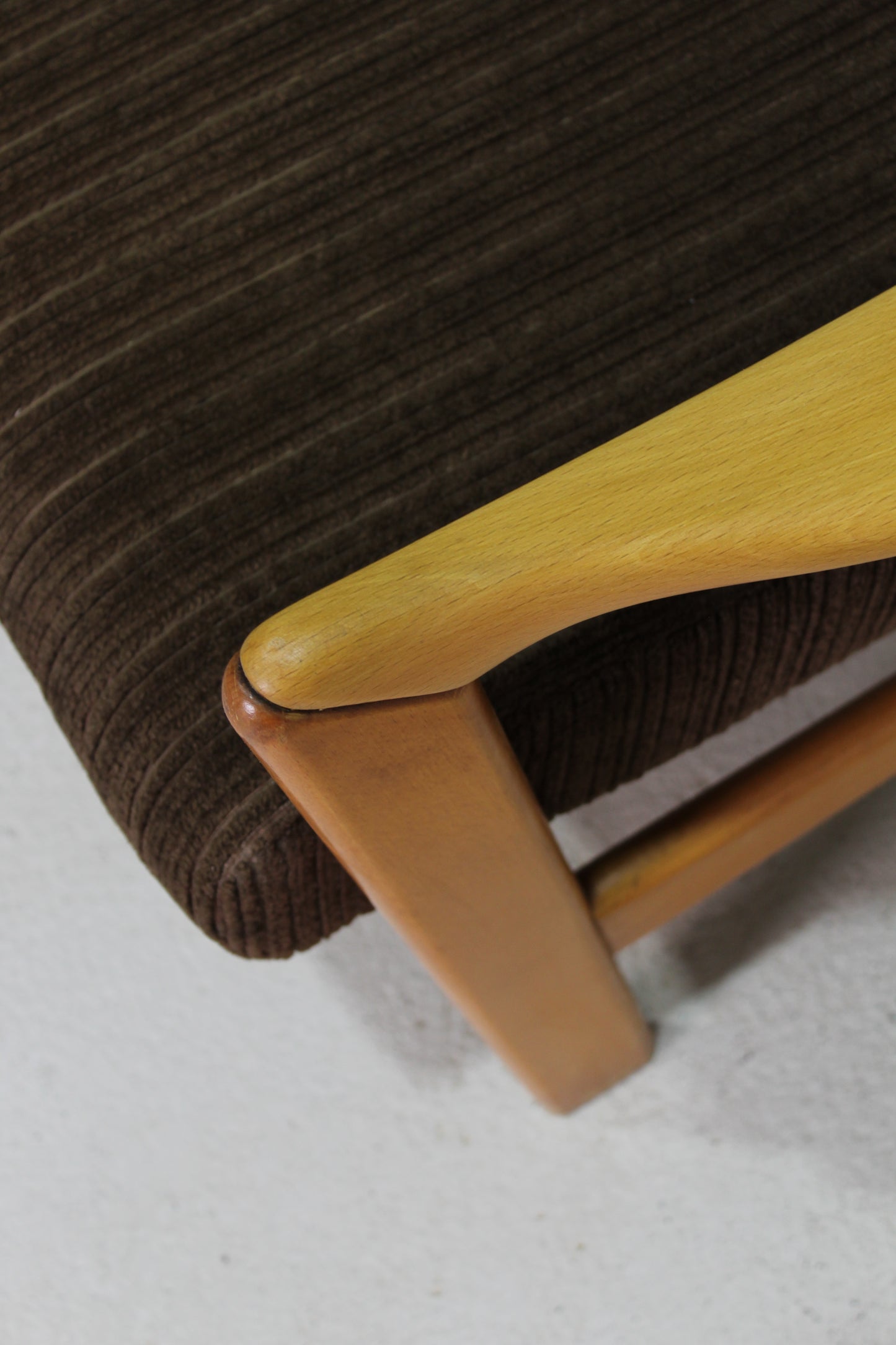 Vintage fauteuil - jaren '60, bruin