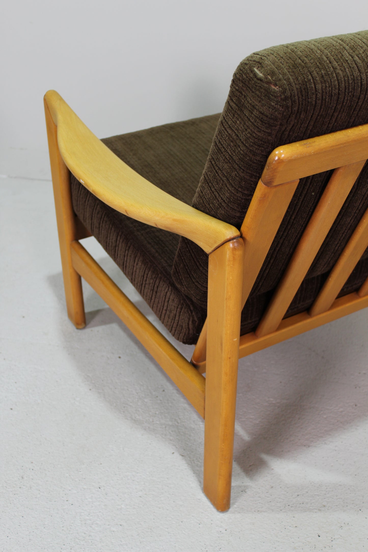 Vintage fauteuil - jaren '60, bruin