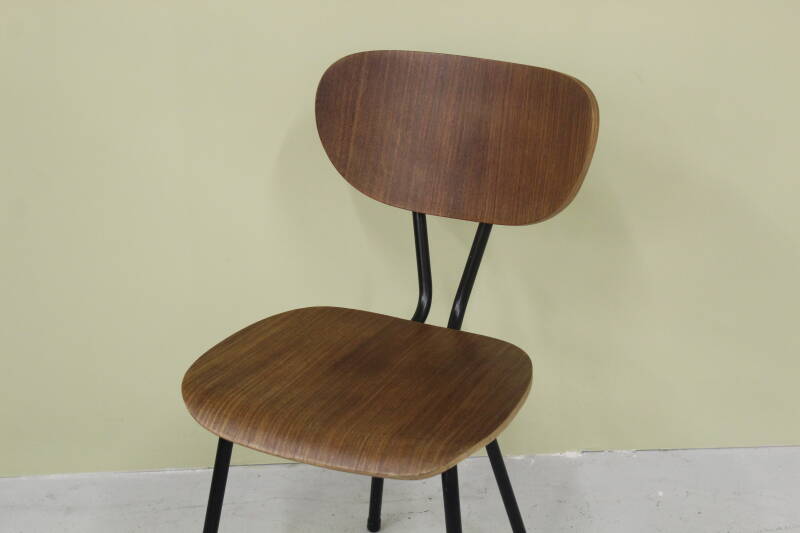 Vintage chair, dining chair - bent wood, brown, black