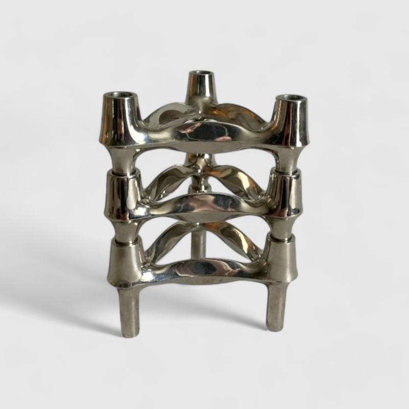 Vintage Stoff Nagel BMF Kerzenständer