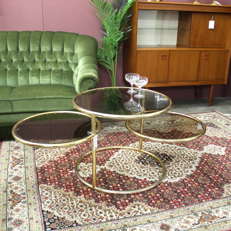 Vintage salontafel - Leitmotiv double Swivel