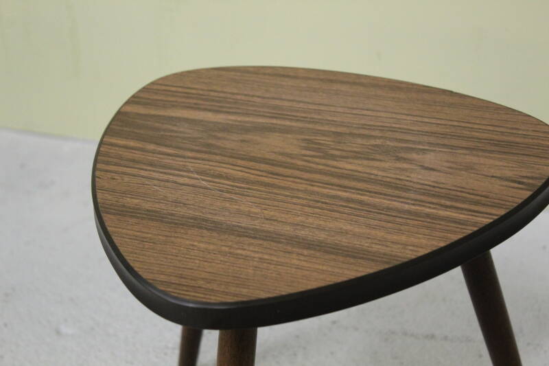 Vintage plantentafeltje, bruin - jaren '60 | 00866