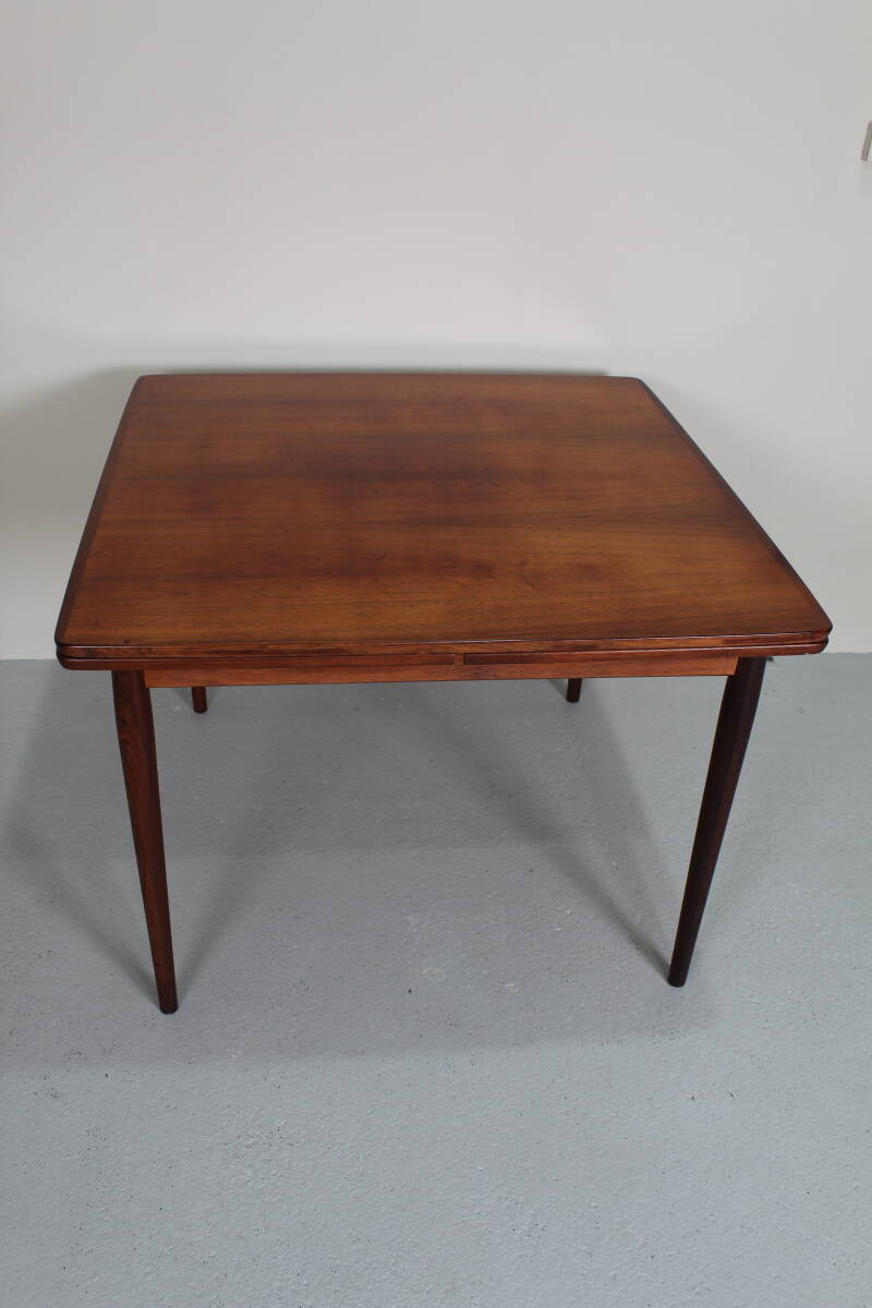 Vintage Deens Design vierkante uitschuifbare eettafel - Sibast jaren '60 | 01278