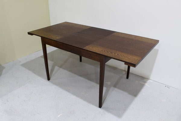 Ausziehbarer Vintage-Esstisch – Wenge-Holz, 1960er | 01059