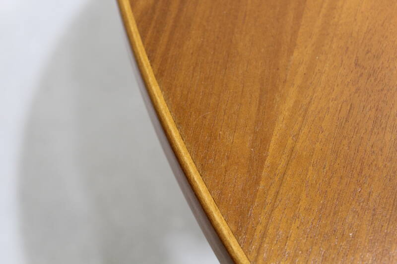 Vintage uitgeschuifbare ronde eettafel - jaren '70 | 00935