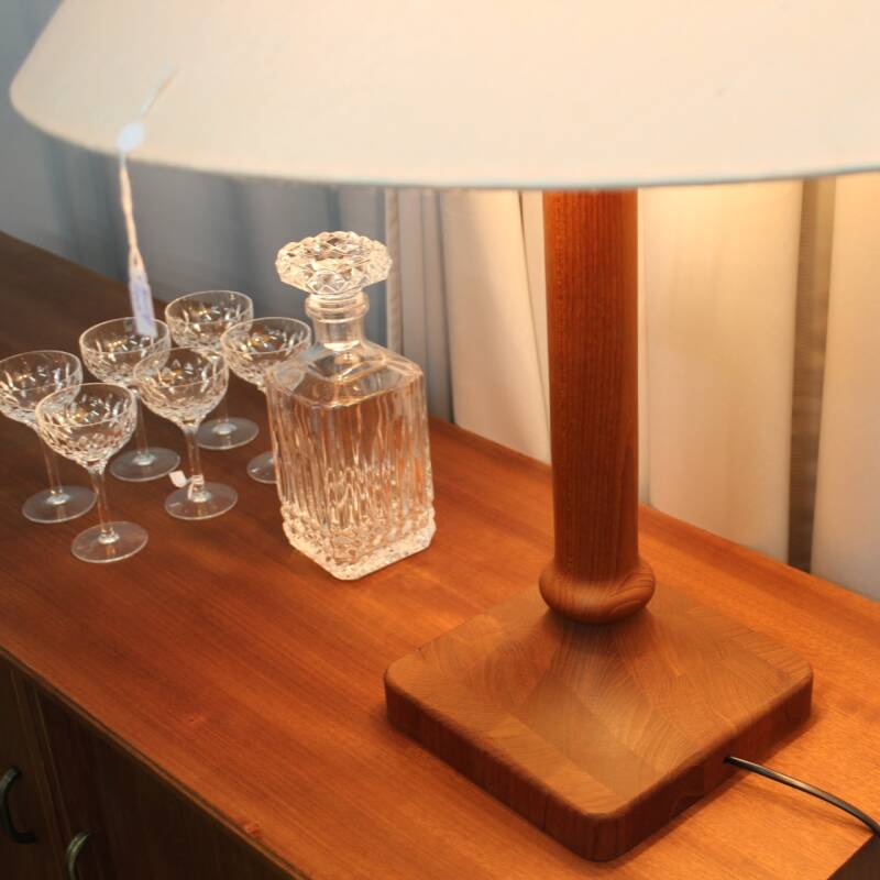 Vintage Deense tafellamp Domus