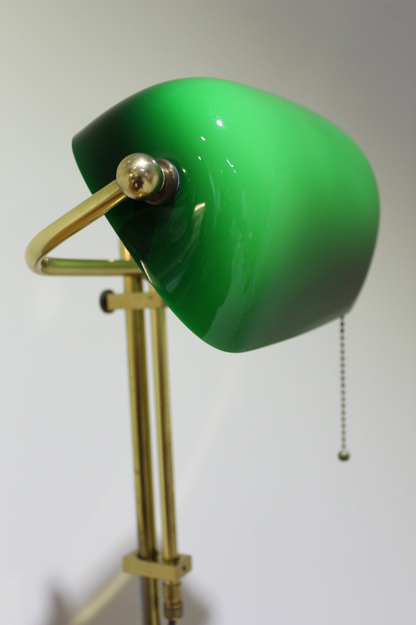 Vintage Notarlampe, Bankerlampe, Tischlampe