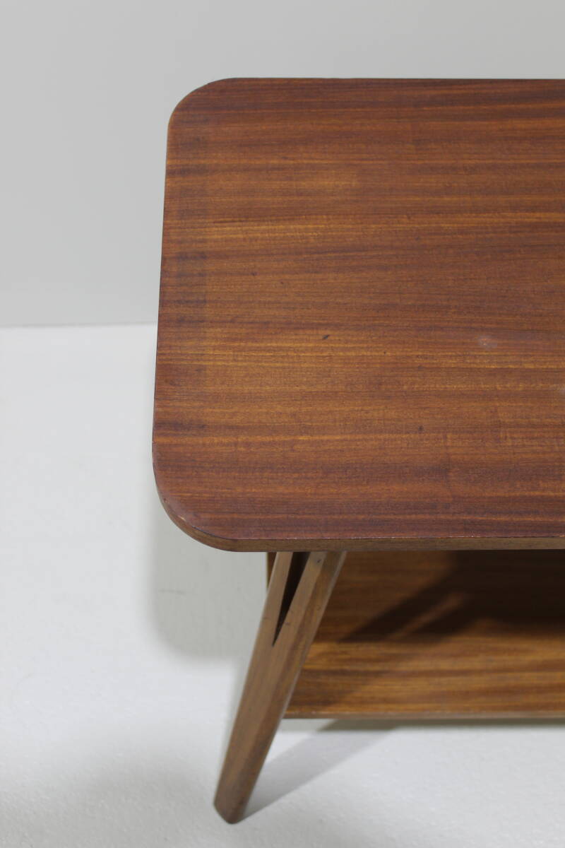 Vintage bijzettafel, audiotafel - jaren '60, teak | 01403