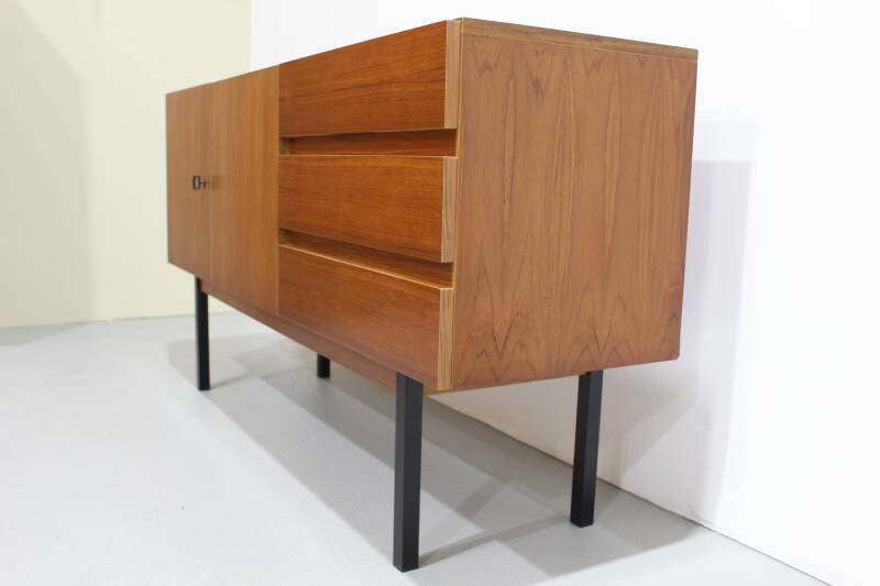 Vintage dressoir, sideboard - teak hout jaren '60, '70 | 01175