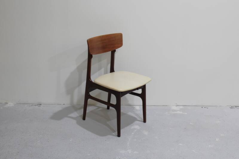3x Vintage dining room chairs set - 60s | 00902