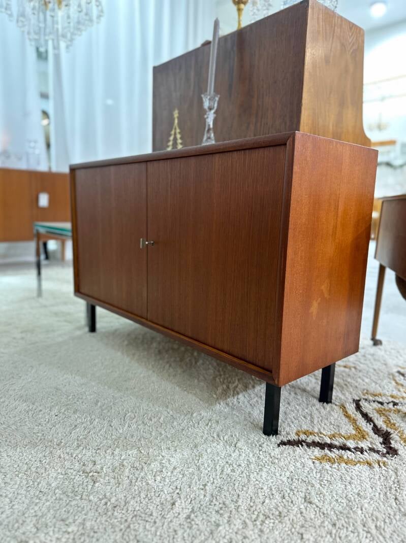 Vintage sideboard, cabinet - teak wood 1960s | 00953
