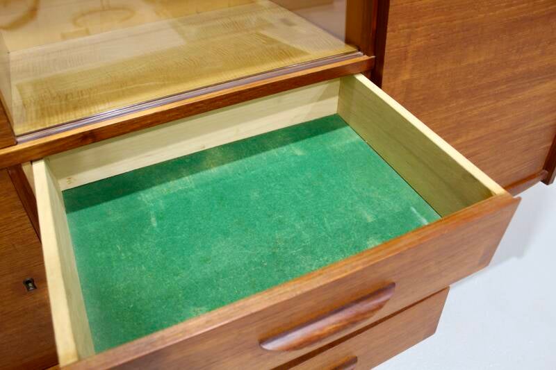 Vintage highboard, sideboard - 60s, teak | 01153