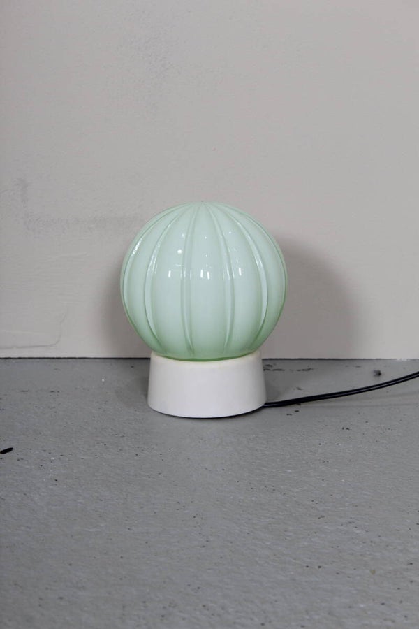 Vintage Thabur Deckenlampe, Deckenleuchte - grün, Art Deco | 01355