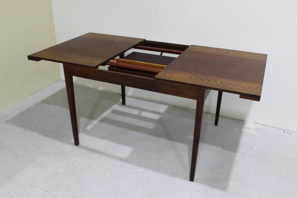 Ausziehbarer Vintage-Esstisch – Wenge-Holz, 1960er | 01059