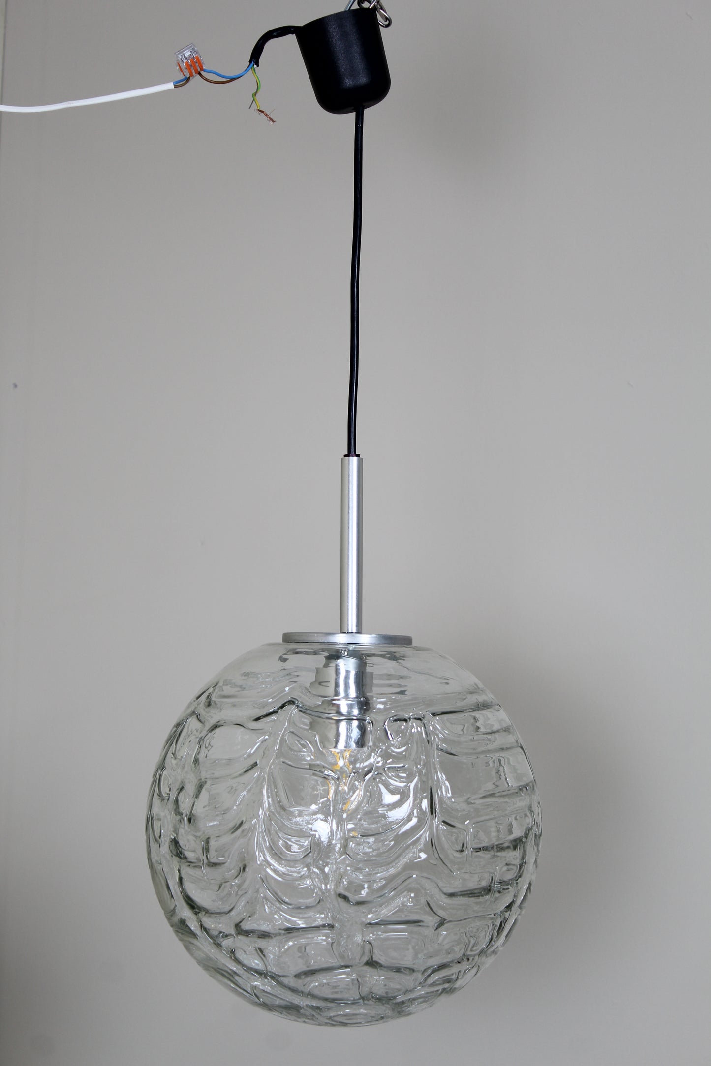 Vintage bollamp, globe - Doria, transparant