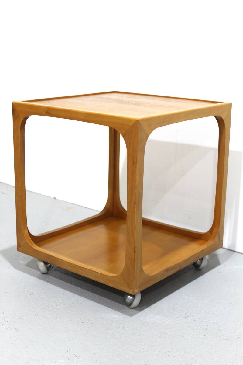 Vintage design wooden side table - Wilhelm Renz, 1960s | 01221