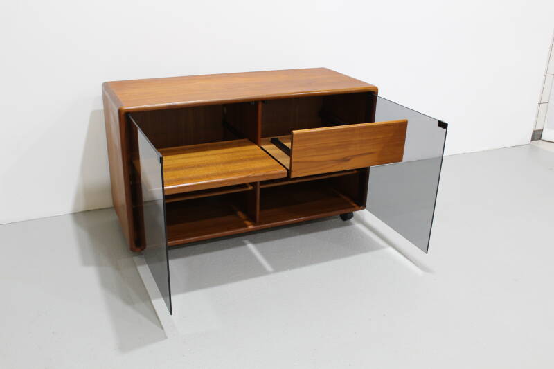 Vintage audiokast, tv-meubel Deens Design - Dyrlund, jaren '80 | 01163