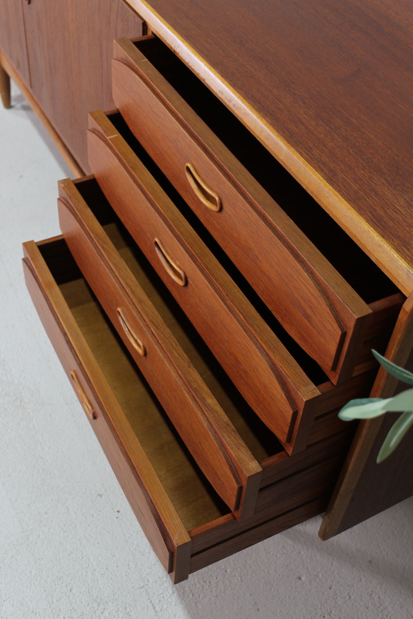 Vintage dressoir, sideboard Deens Design teak