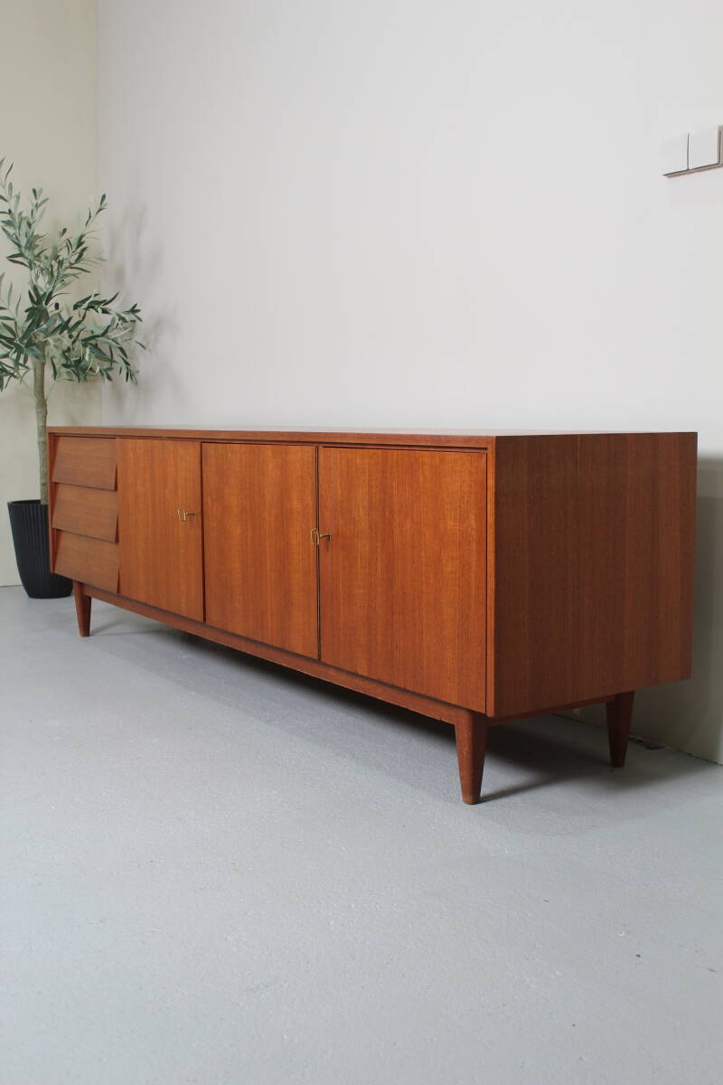 Vintage tv-meubel, dressoir, sideboard - teak, jaren '60 | 01292