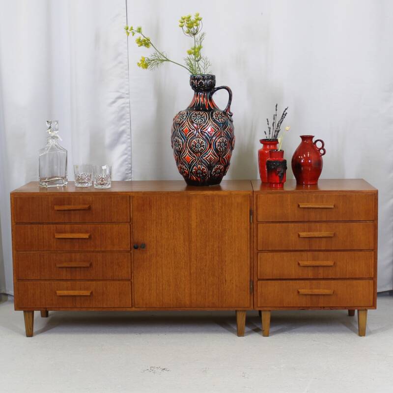Vintage dressoir, tweedelig