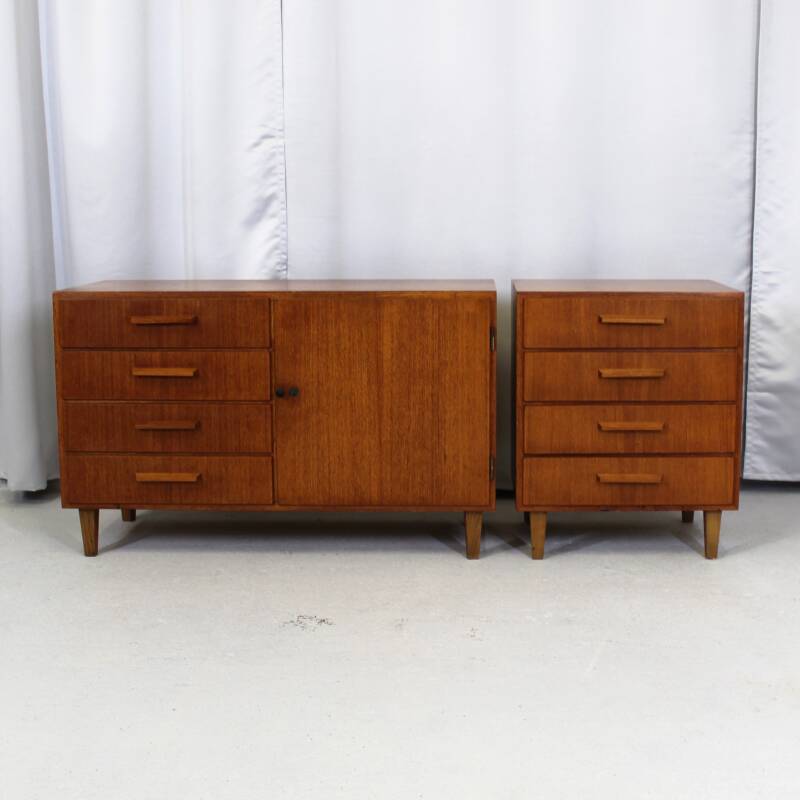 Vintage dressoir, tweedelig