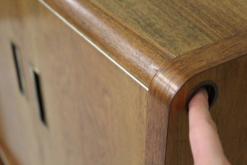 Vintage Philips cabinet, audio furniture - 60s | 00742
