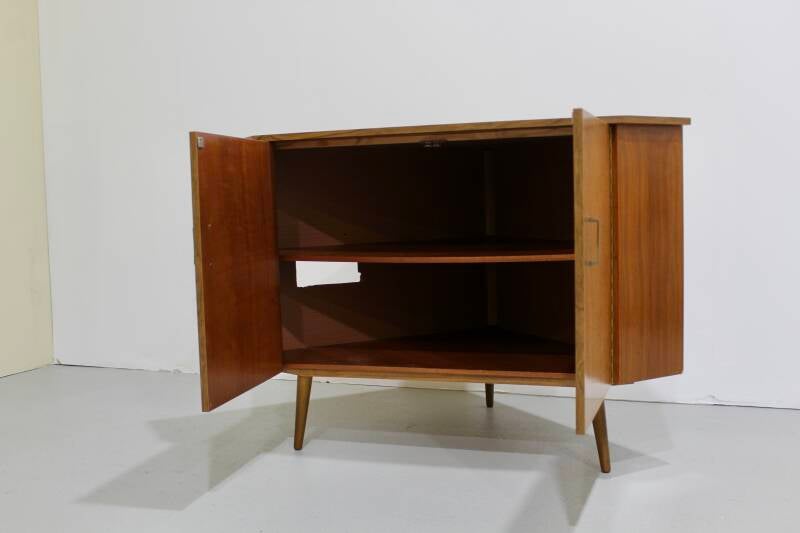 Vintage corner cabinet, audio furniture - 60s | 01195
