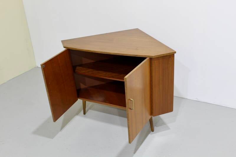Vintage corner cabinet, audio furniture - 60s | 01195