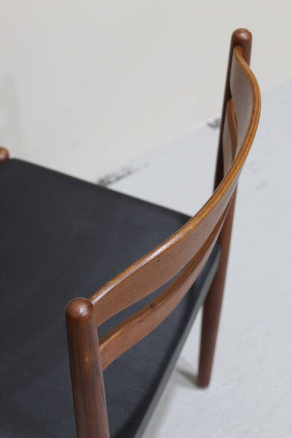 2x vintage design eetkamerstoelen - Carl Ekström voor Albin Johansson en Söner, teak | 01275