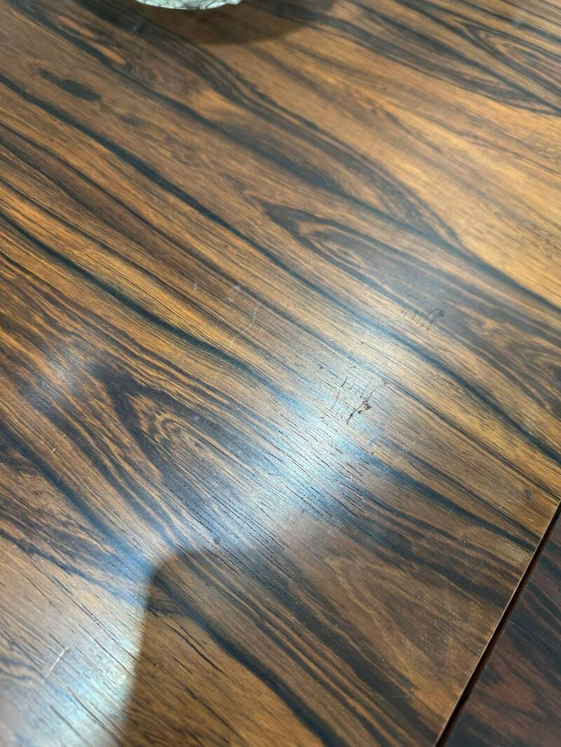 Ausziehbarer Vintage-Esstisch - Palisander 1960er