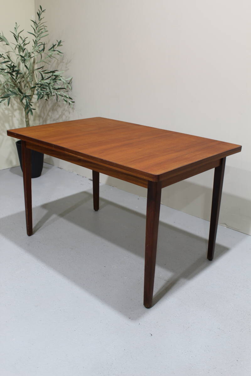 Vintage extendable dining table - 1960s, teak | 01353