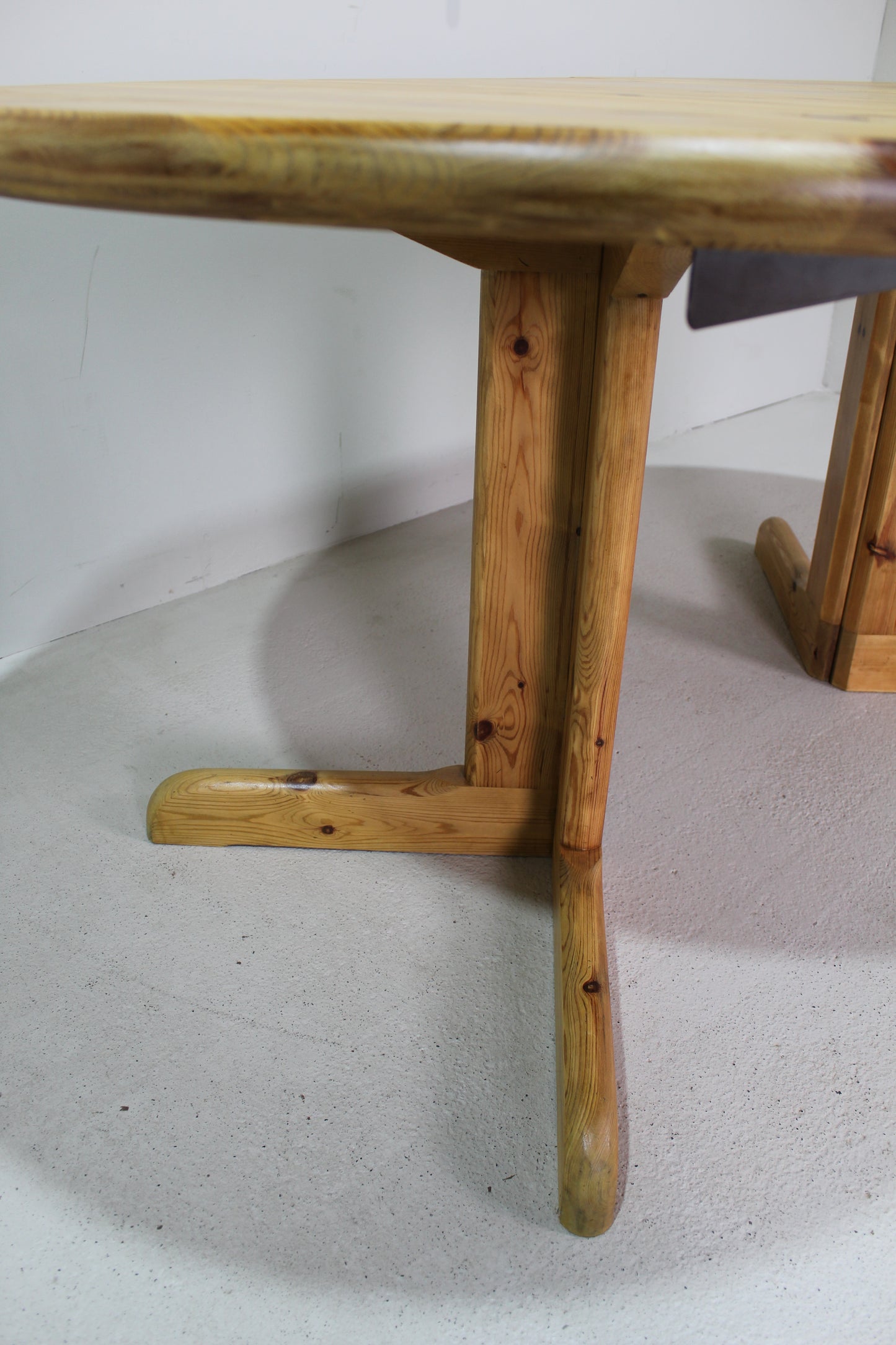 Vintage Deense design eettafel - Rainer Daumiller, grenen jaren '70