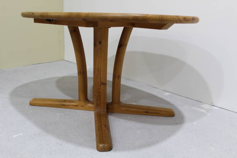 Vintage Danish Design dining table, extendable - Dyrlund pine wood | 00992
