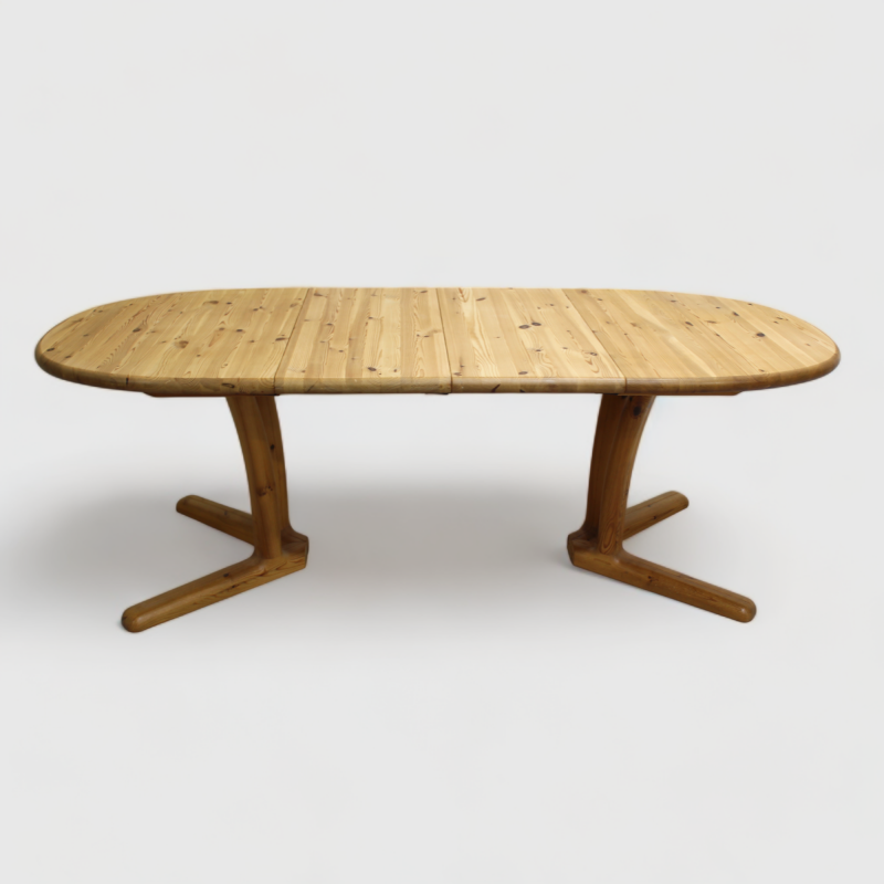 Vintage Danish Design dining table, extendable - Dyrlund pine wood | 00992