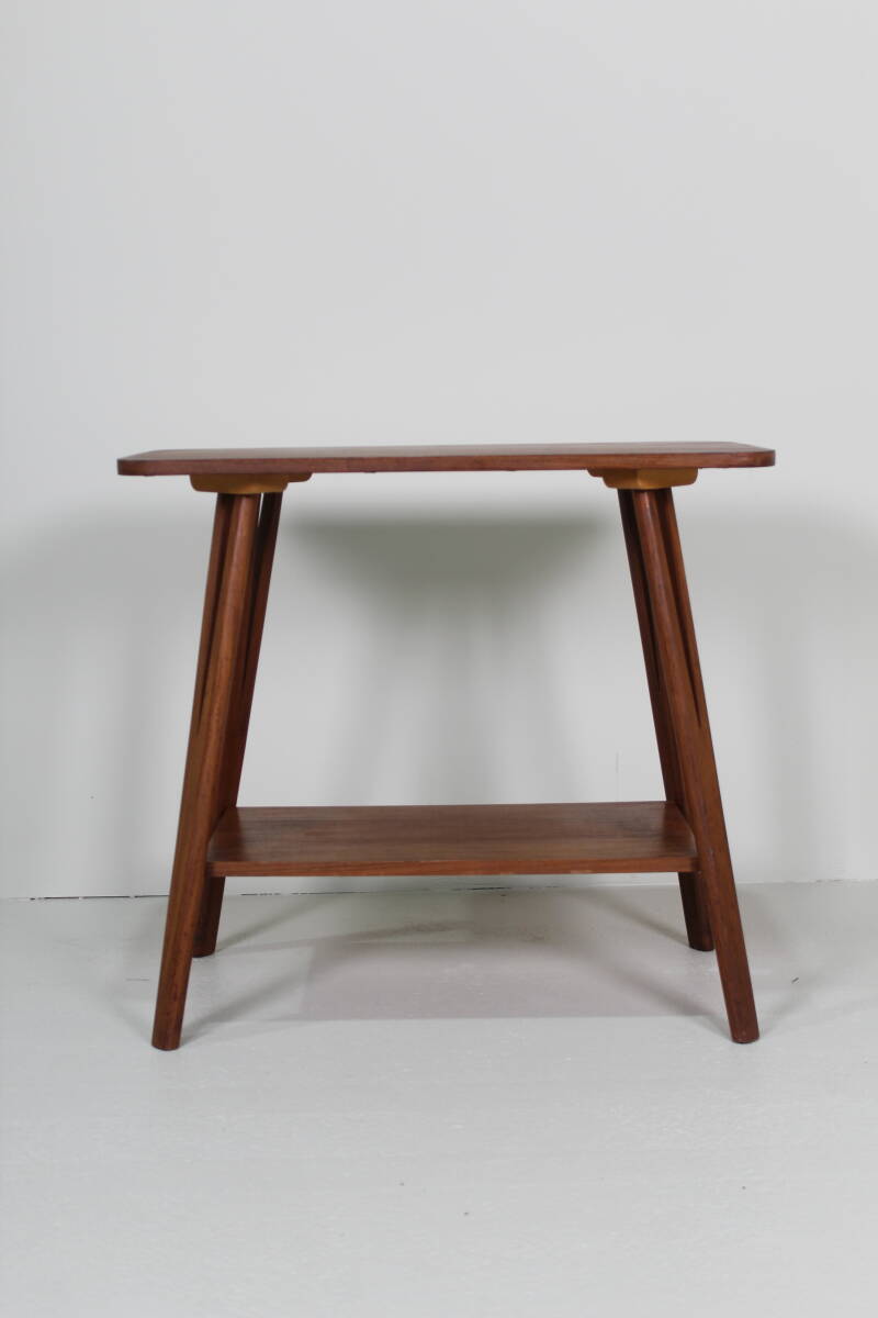Vintage bijzettafel, audiotafel - jaren '60, teak | 01403