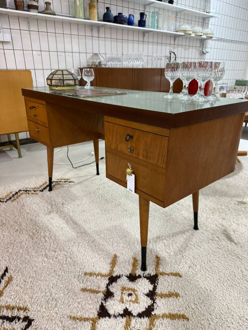 Vintage bureau - jaren '50, hout | 01472
