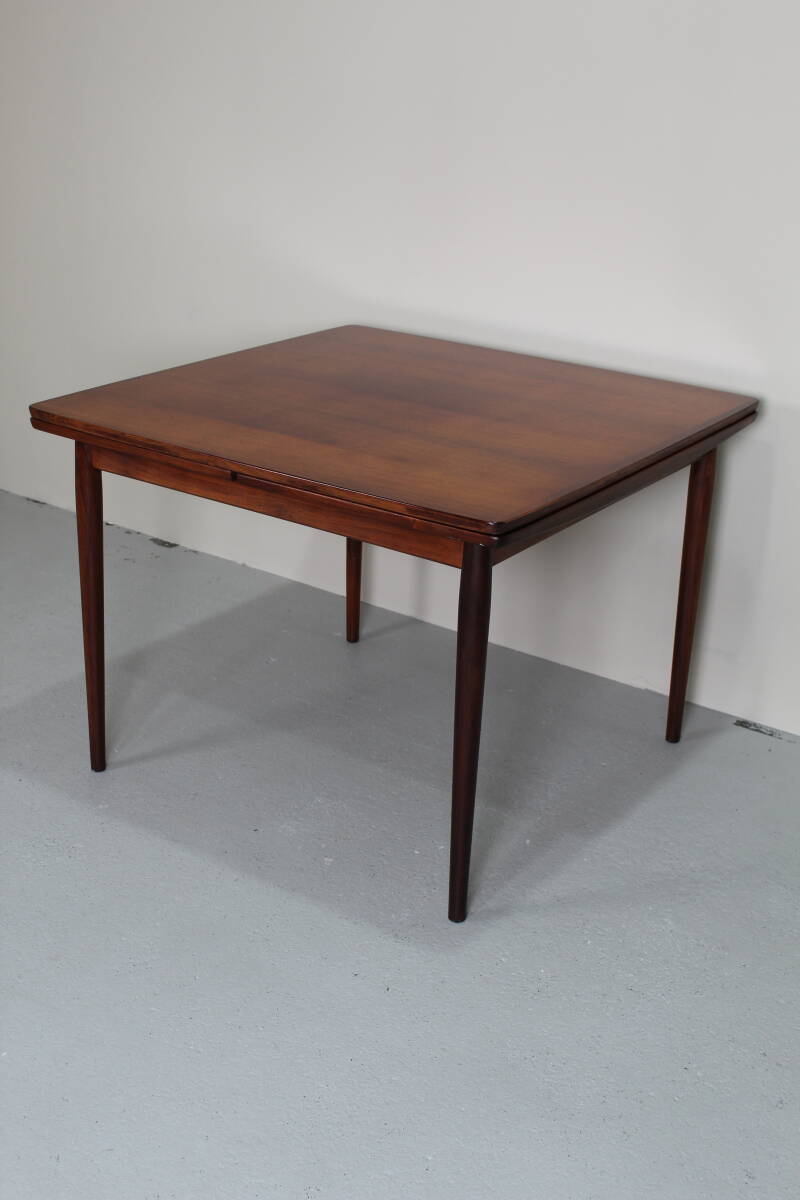 Vintage Deens Design vierkante uitschuifbare eettafel - Sibast jaren '60 | 01278