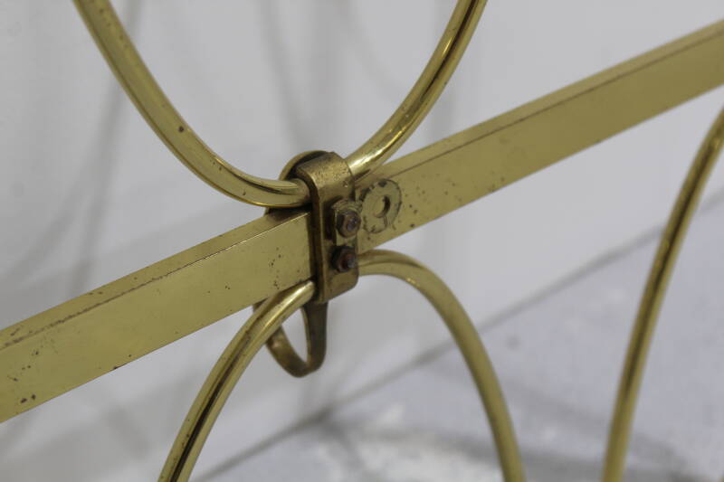 Vintage brass wardrobe, coat rack - 70s | 01063