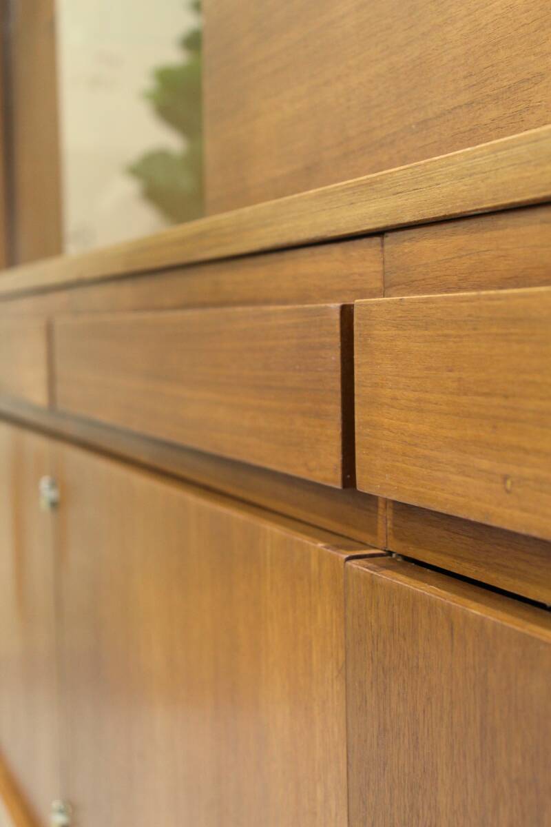 Vintage highboard, buffetkast - jaren '60, teak | 01263