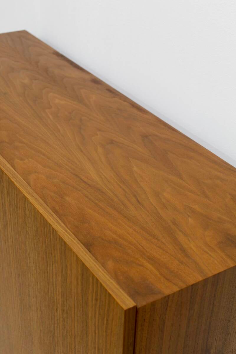 Vintage wooden cabinet, closed, 70s | 01250