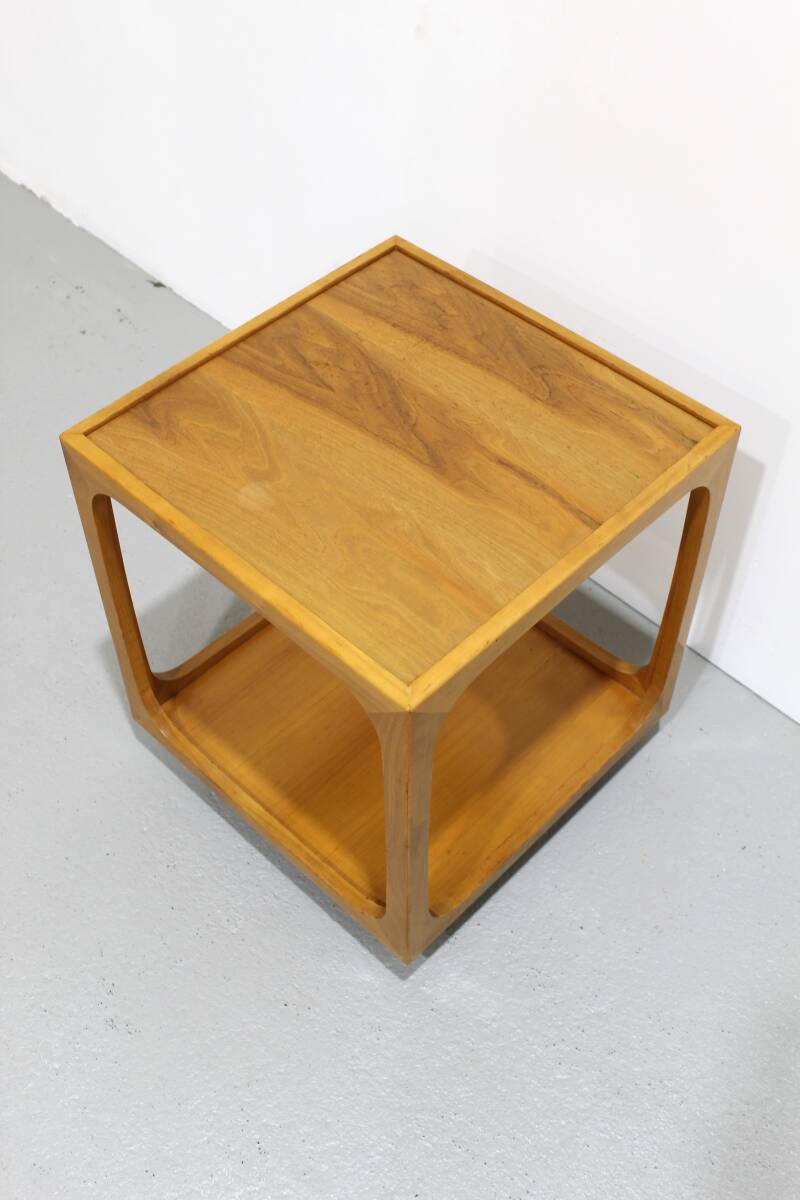 Vintage design wooden side table - Wilhelm Renz, 1960s | 01221