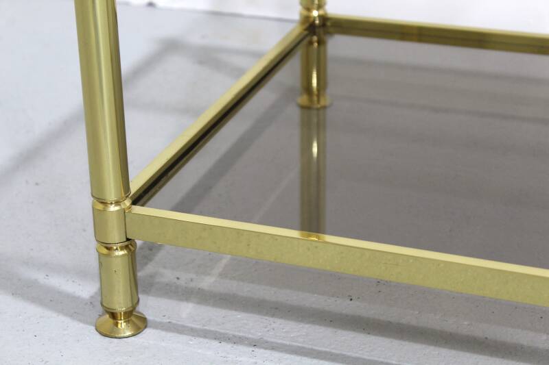 Vintage brass side table - 70s | 01229