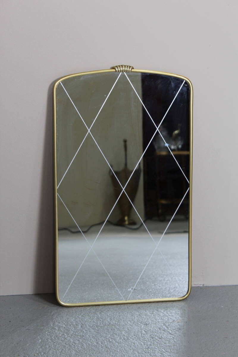 Vintage spiegel - goud jaren '50 | 01369