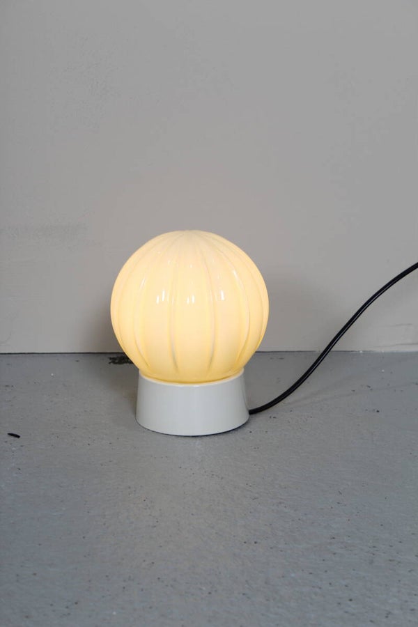 Vintage Thabur Deckenlampe, Deckenleuchte - weiß/creme, Art Deco | 01354