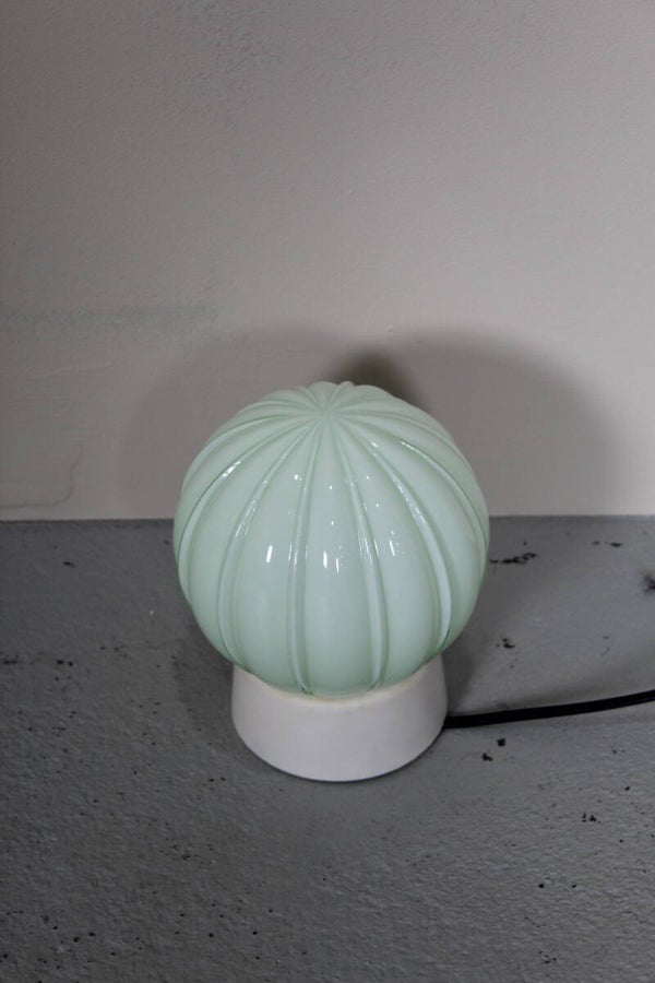 Vintage Thabur Deckenlampe, Deckenleuchte - grün, Art Deco | 01355
