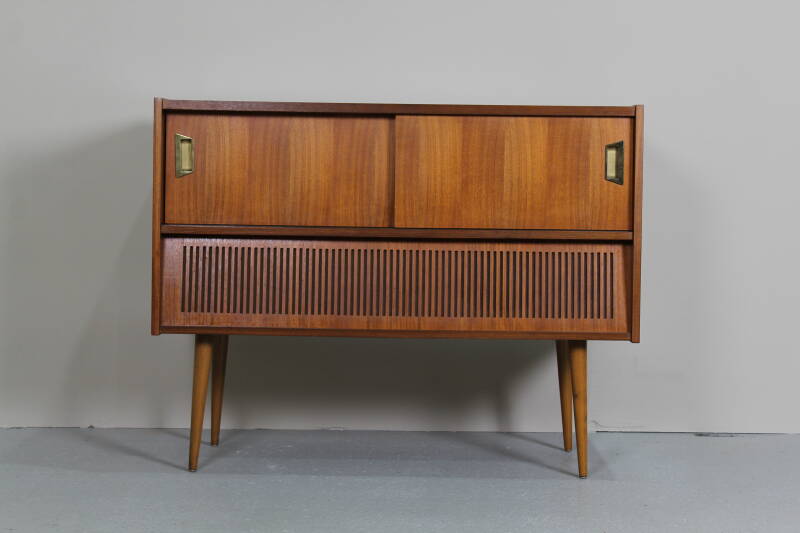 Vintage dressoir, sideboard, audiomeubel, radiokast - Philips, jaren '60 | 01290
