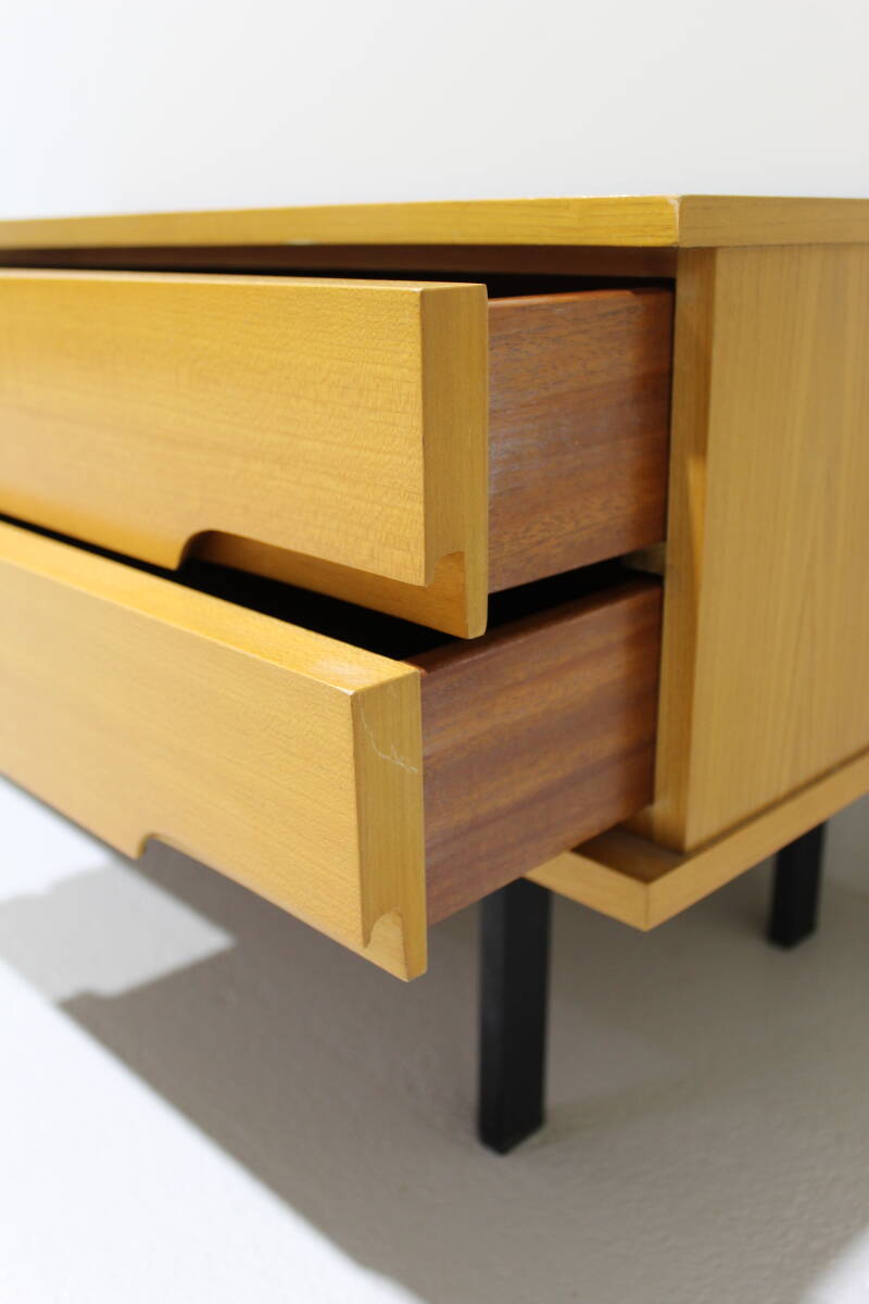 Vintage low sideboard, TV cabinet, cupboard - 70s | 01437