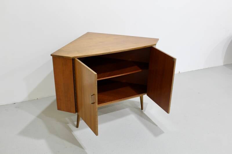 Vintage corner cabinet, audio furniture - 60s | 01195