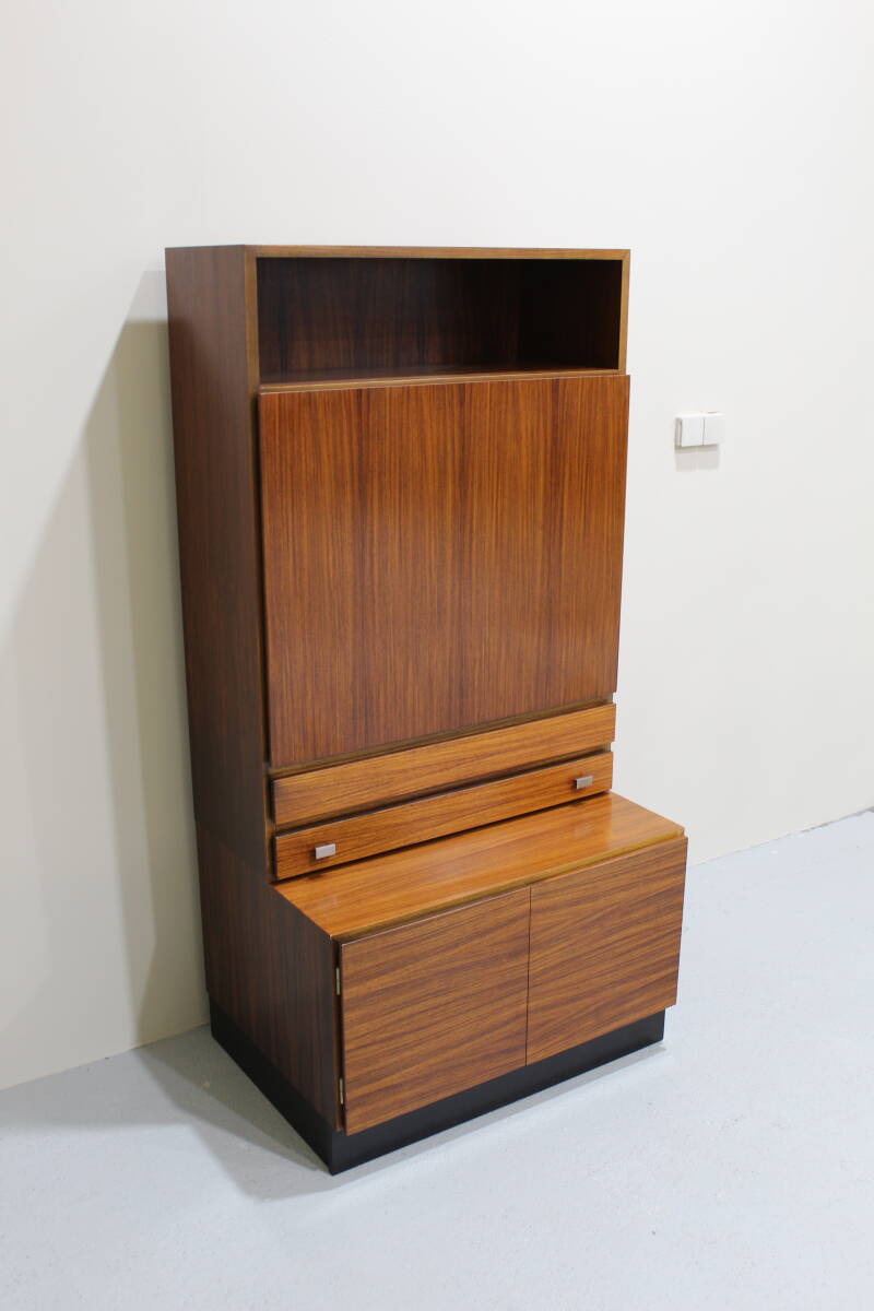 Vintage Bücherregal, Hängeschrank, Highboard - 1960er Jahre