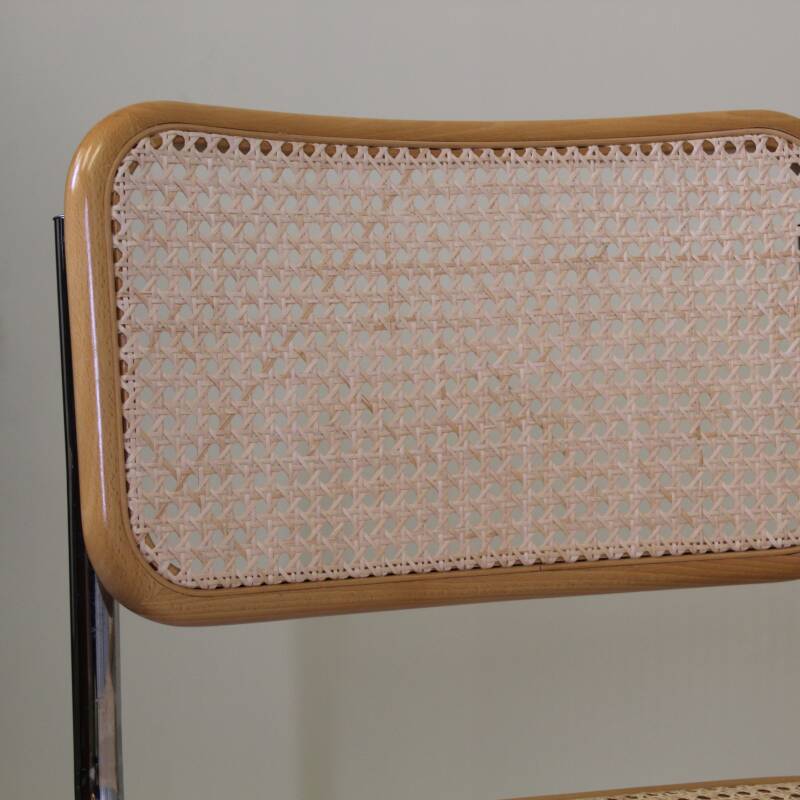 Set of vintage webbing chairs Marcel Breuer